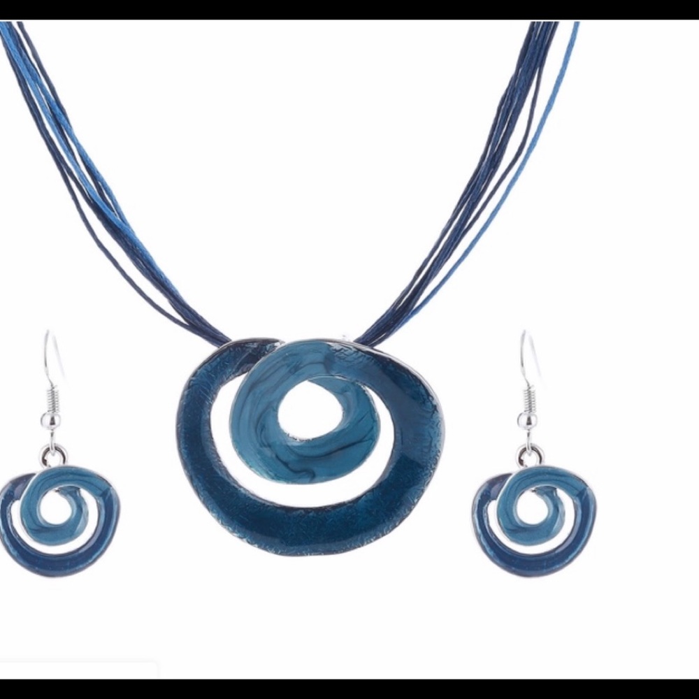 Necklace and earrings set women jewelry